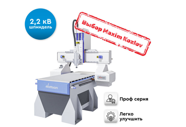 Фрезерный станок с ЧПУ WATTSAN M1 6090